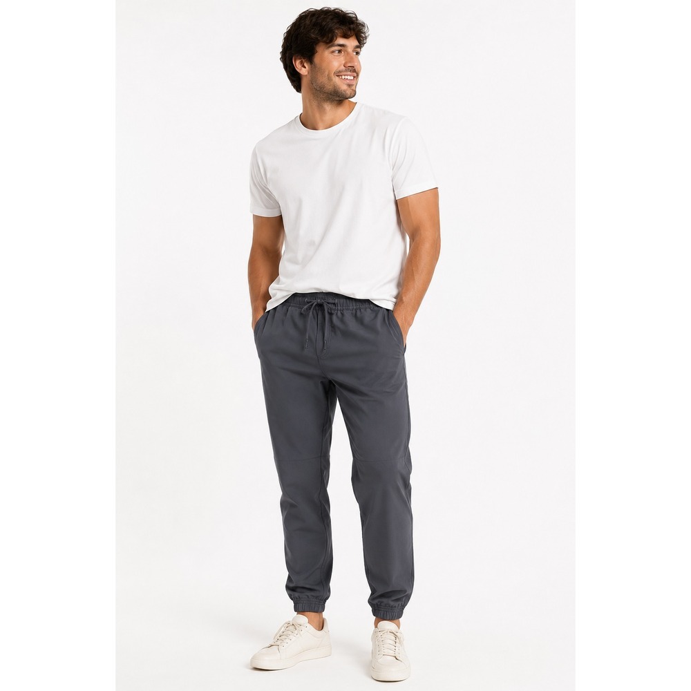 Burnside Pants Men's Small Charcoal Gray Joggers Drawstring